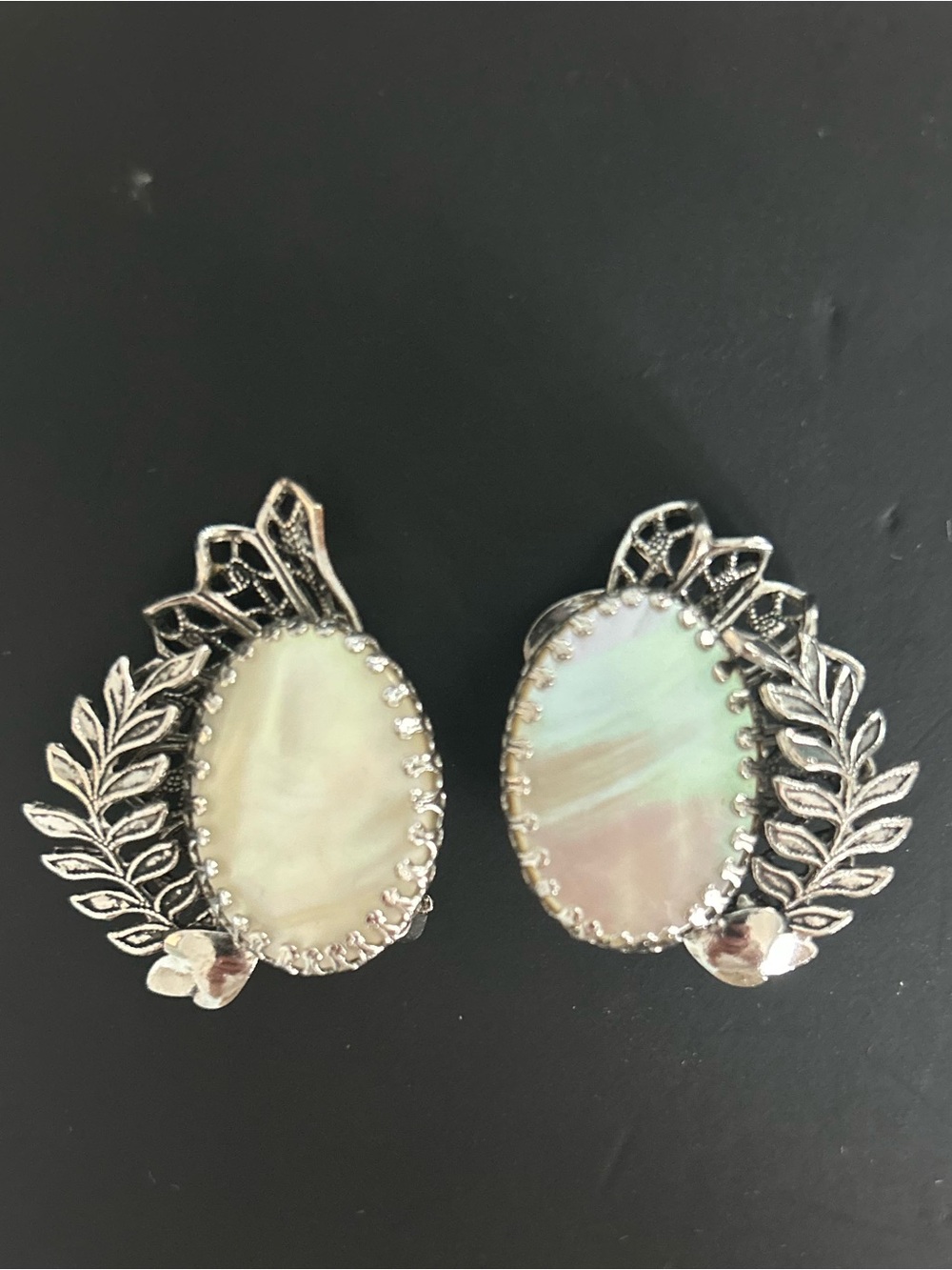 Kramer of New York | Vintage Mother of Pearl Earrings